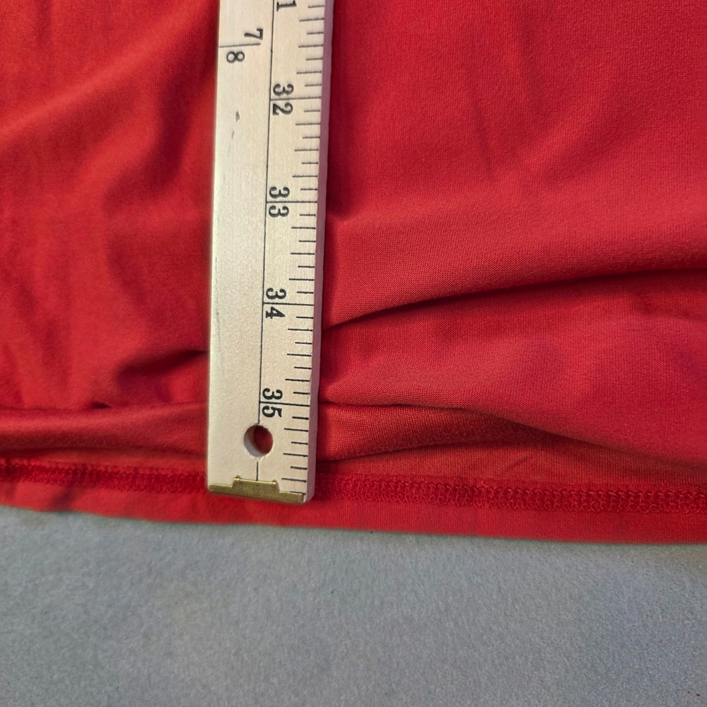 Derek Heart Womens Red Short Sleeve Scoop Neck T-Shirt Dress Size 3X - Picture 7 of 8